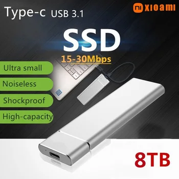 M. 2 SSD Mobil Katı Hal Sürücü 16TB 4TB 8TB Depolama Aygıtı Sabit Disk Bilgisayar Taşınabilir USB 3.1 Mobil sabit diskler Katı Hal