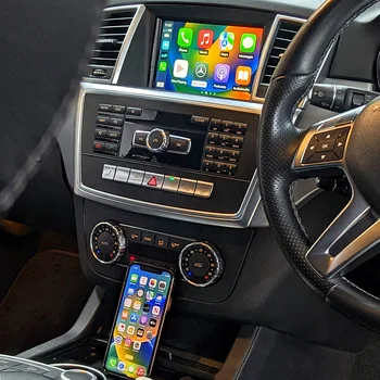 AZTON Araba GPS Navigasyon Ses Video Arayüzü Telefon Ekran Ayna Kablosuz CarPlay Modülü Mercedes E300 W212 NTG4. 5 Sistemi