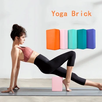 EVA Spor Blokları Köpük Tuğla Eğitim Egzersiz Fitness Seti Aracı Yoga Desteği Yastık Minder Germe Vücut Şekillendirme yoga blokları