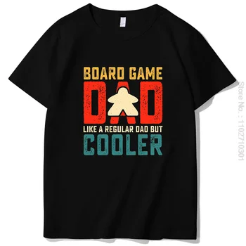 Masa Oyunu Baba Gibi Düzenli Baba Komik Retro Vintage Babalar Günü T Shirt grafik t shirt kısa kollu tişört erkek giysileri