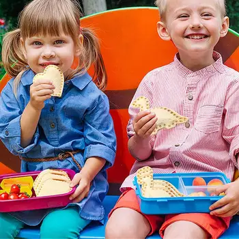 Daire şeklinde Sandviç Kesici Kalp şeklinde Paslanmaz Çelik Sandviç Kesici Kolay Ev Mutfak Kullanımı için Çocuklar için Sandviç