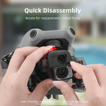 HAVA 3 için Geniş Lens Harici Geniş Geniş Ekran Lens Hızlı Geçmeli Tasarım Kolay Sökme ve Montaj