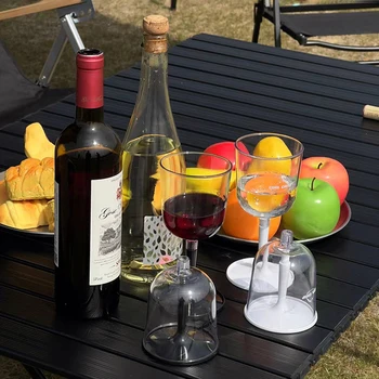 Reçine Seyahat şarap bardakları Taşınabilir Ayrılabilir kokteyl bardakları Hafif Düşme Direnci Kırılmaz Ev Restoranlar Partiler