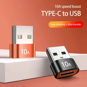 USB Dönüştürücü Aşınmaya dayanıklı Gecikme Yok USB Tip-C şarj adaptörü Yüksek hızlı Yaygın Olarak Uyumlu şarj adaptörü Ev Kaynağı