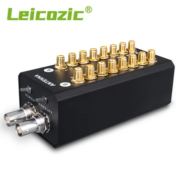 Leicozic 8 Kanal sinyal amplifikatörü Anten Dağıtım Sistemi Ses RF Distribütörü Kayıt Röportaj Kablosuz Mikrofon