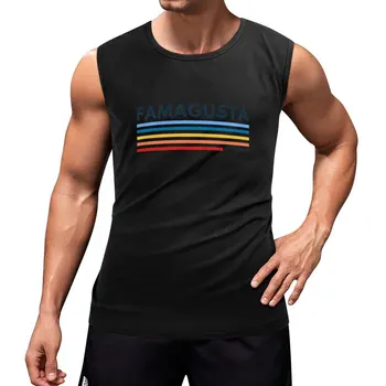 Yeni Mağusa Kıbrıs Tank Top Üst yaz erkek t shirt erkek t-shirtü erkek tasarımcı kıyafetleri