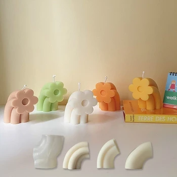 3D Gökkuşağı silikon kalıp Bebek Doğum Günü Partisi Kek Dekorasyon Araçları Fondan Kalıp Çikolata Şeker Gumpaste Kalıpları Pişirme Kalıpları
