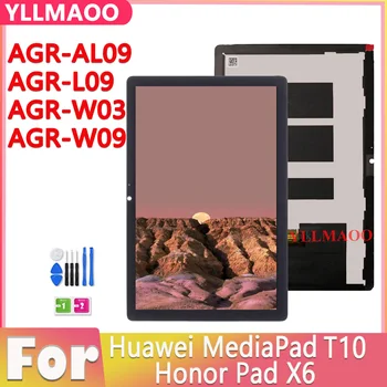 Huawei MediaPad için T10 Onur Pad X6 AGR-L09 AGR-W09 AGR-W03 AGRK-W09 WGRK-L09 AGR-L09HN AGR-W09HN Ekran Dokunmatik Ekran Meclisi