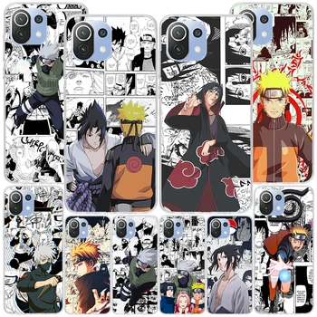N-Narutos K-Kakashi Anime Telefon Kılıfı için Xiaomi Mi 11T 12T 10T 9T Pro 13 12 11 A3 11i 8 9 10 Lite 12X 5X 6X Benzersiz Kapak Coque