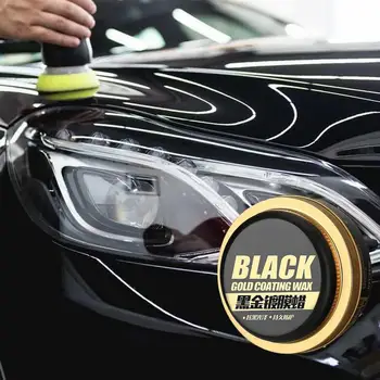 Siyah Altın Kaplama Balmumu Koruyucu Araba Katı Cam Sürücü Bakım Balmumu Su Geçirmez Film Kaplama Detaylandırma Araba Aksesuarları