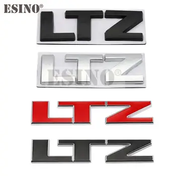 Araba Styling 3D LTZ Metal Çinko Alaşım Araba Sticker Rozeti Gövde Arka Bagaj Yapışkanlı Çıkartması Amblemi Chevrolet Silverado Cruze Spark