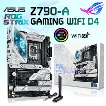 ASUS ROG STRIX Z790 A OYUN WIFI D4 Anakart Desteği PCIE5. 0 DDR4 5333MT / s Çift Kanal M. 2 Yuvaları Anakart 16 + 1 Güç Sahne