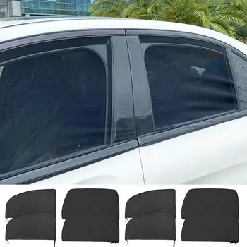 Araba pencere teli Esnek Ön Kapı Kapak Arka Yan UV Güneş Koruyucu Güneşlik Örgü Güneşlik Koruma Cam Filmleri