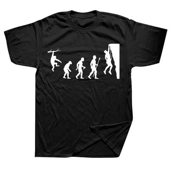 Yenilik Kaya Tırmanışı Evrim T Shirt Streetwear Kamp Camper Yürüyüşçü Yürüyüş Hediyeler Yaz Açık Spor vintage tişört Erkekler