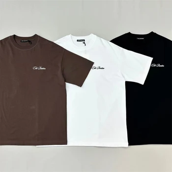 Yeni Siyah Beyaz Kahverengi Cole Buxton T Shirt Erkek Kadın 1: 1 En Kaliteli Mektup baskılı kısa kollu t-shirt CB En Tees y2k