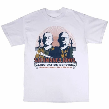 Salamanca Kardeşler T-Shirt %100 % Pamuk Kuzenler Don Hector Walter Beyaz (1)