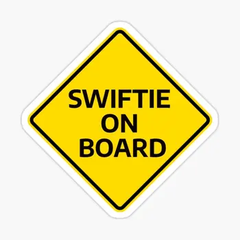 Swiftie Gemide 5 ADET Araba Çıkartmaları Tampon Odası Buzdolabı Motosiklet Oturma Odası Dekor Arka Plan Ev Baskı Su Şişeleri