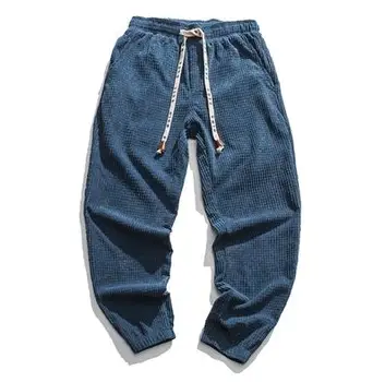 2023 Yeni Kadife harem pantolon Erkek Pantolon Casual Joggers Pantolon Erkekler Sweatpants Hip Hop Streetwear Erkek Artı Boyutu M-5XL Pantolon