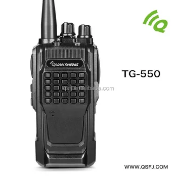 Walkie Talkie Dual Band Radyo VHF Uhf ile Quansheng Anti-manyetik TG-550 Cep Telefonu