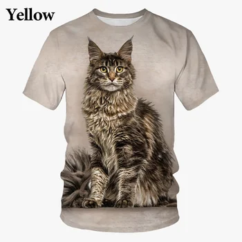 2023 Yaz Moda Komik Kişilik Sevimli Rahat Erkek / kadın 3d Baskı Çift T-shirt Unisex Kısa Kollu