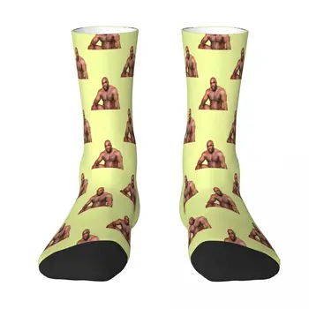 Barry Ahşap Siyah Adam PBS Meme Çorap Çorap Erkekler Kadınlar Polyester Çorap Özelleştirilebilir Tasarım
