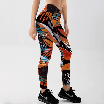 Baskı Tayt Spor Yoga Pantolon Kadınlar Yüksek Bel Push Up Kalça Egzersiz Elastik Tayt Koşu Giyim 2023 spor pantolon