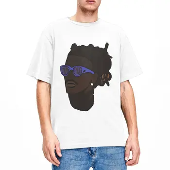Genç Thug Kafa Baskı Gömlek Şeyler Erkek kadın Saf Pamuk Çılgın Ekip Boyun Hip Hop Tee Gömlek Kısa Kollu Elbise Artı Boyutu
