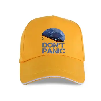 Yenilik İşgal Toprak SpaceX Starman Adam %100 % Pamuk Elon Misk Uzay X beyzbol şapkası Yaz Camiseta Erkek Panik yapmayın