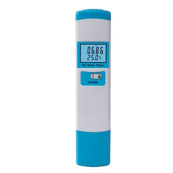 PH / Sıcaklık Ölçer su test cihazı Kalite Ölçer Kalem Su Kalitesi Monitör Test Cihazı 0.00 ph-14.00 ph 0°C-50°C BT Metre Dayanıklı