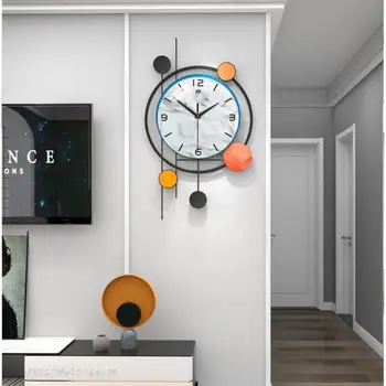 Basit İskandinav Saat duvar saati Oturma Odası Ev Dekorasyon duvar saati Moda Yaratıcı duvar saati Modern Sadelik