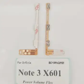 Novaphopat Infinix Not 3X601 Güç Açık Kapalı Ses Yukarı Aşağı Şerit güç düğmesi esnek kablo
