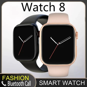 Apple Watch için XS8 PRO Ultra akıllı izle kadınlar ekran Bluetooth Çağrı Su Geçirmez Erkekler Smartwatch Kan Basıncı Kalp hızı Reloj