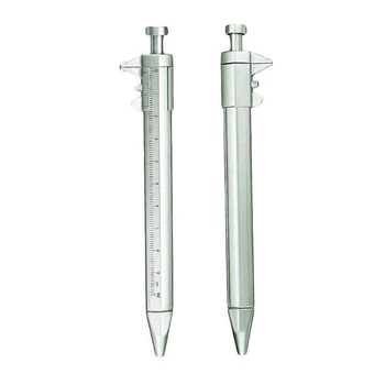 2 Adet jel mürekkep kalemi Sürmeli Kumpas 10cm metrik ölçü Hassas Arama Şok geçirmez ölçme aracı Çok Fonksiyonlu Kumpas