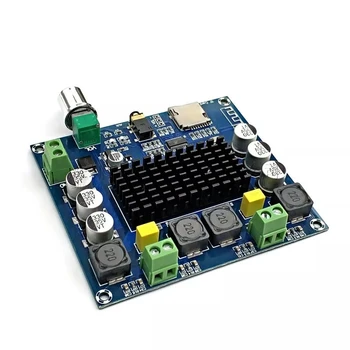XH-A105 kablosuz bluetooth 5.0 TDA7498 100w + 100w Dijital güç amplifikatörü kurulu Stereo Ses AMP amplificador Destek TF Kart AUX