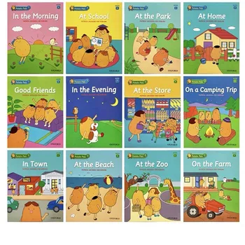 12 ADET Oxford Patates Pals Resimli kitap Küçük Çocuklar İngilizce Erken Öğrenme Okuma