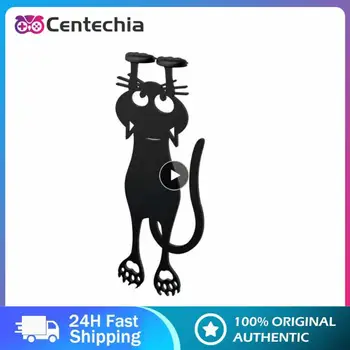 1 ~ Yaratıcı siyah Kedi Asılı Yer İmi Özel İçi Boş Yer İmi PVC Plastik Dekoratif Raflar Dekorasyon El Sanatları Ev Dekorasyonu