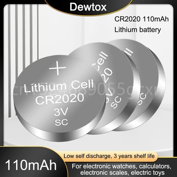 20-100 ADET CR2020 3V lityum düğme pil Madeni Para Piller İzle Hücreleri CR 2020 Yazma / Çizim / El Yazısı Tablet