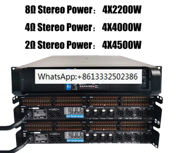 LCZ SES FP20000Q Profesyonel güç amplifikatörü 4X2200W D Sınıfı FP 20000Q Anahtarı Amplifikatörler Hoparlör 4 Kanal Amp Subwoofer