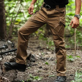 Yüksek Kaliteli Kentsel Taktik Pantolon Askeri Giyim erkek Kargo SWAT Savaş Çok Cepler Pantolon