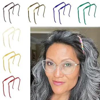 Yeni 1 Adet Görünmez Kalın Kıvırcık Saç Çember Saç Orta Kafa Bandı Saç Sabitleme Aracı Kıvırcık Saç Erkekler Kadınlar için Plastik saç bandı