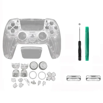 Yedek Yedek parça Oyun Denetleyicisi Kabuk İçin PS5 Özelleştirilmiş Faceplate Denetleyici Oyun Kapak Kabukları Oyun