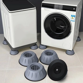 4 Adet Evrensel Anti-Titreşim Ayak Pedleri Çamaşır Makinesi kauçuk paspas Ped Kurutma Makinesi Buzdolabı Tabanı Sabit Kaymaz Ped