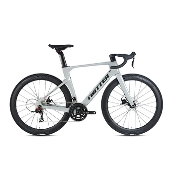 2023 TWİTTER R10 22S tamamen gizli iç parça kırma rüzgar yarış tam karbon fiber yol bisikleti Yağ disk fren bisiklet bicicleta