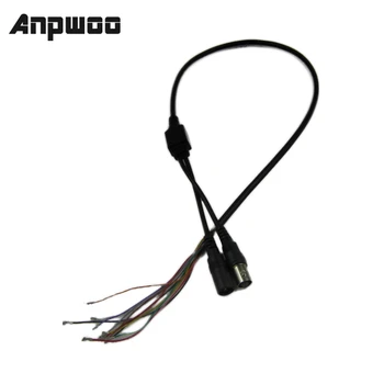 ANPWOO güvenlik kamerası aksesuarları video güç kablosu desteği osd ve dc 12v bnc 75 ohm bağlantı noktası, bağlantı analog / cvı / ahd / tvı modülü