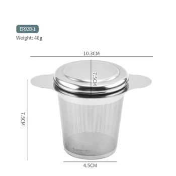 Çay Demlik Paslanmaz Çelik Demlik Tabağı Elek Bitkisel Filtre Teaware Alet Mutfak Eşyaları Damla Baharat Demlik 2 adet