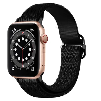 Naylon Bantları Apple Watch7 Dropshipping Bilek Kayışı İWatch1/2/3/4/5/6 Ayarlanabilir elmas Elastik Kayış Kordonlu Saat